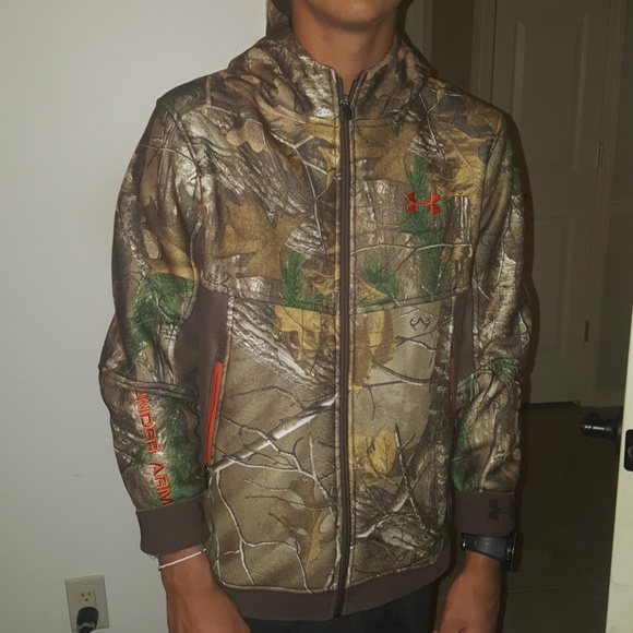 under armour youth camo jacket
